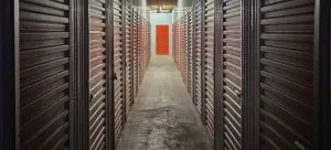 The interior of the storage facility