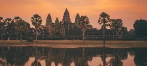 Angkor Wat at sunset