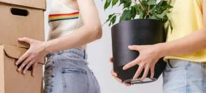 Couple move according to guide to minimalism