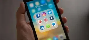 person holding a phone