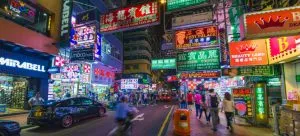 street in Hong Kong