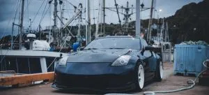 Car on the ferry