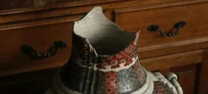 Broken vase