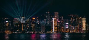 Hong Kong at night