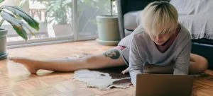 A girl searching for strategies to optimize long term storage