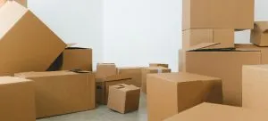 Moving boxes in long term storage unit