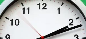A clock.