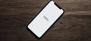 A mobile phone.
