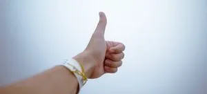 Thumbs up.