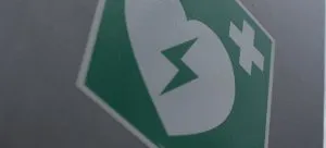 Hospital sign.