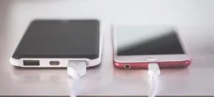 Charging mobiles.