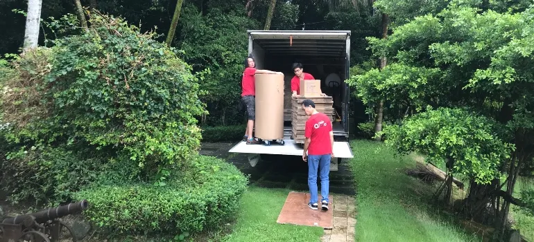 movers loading a truck